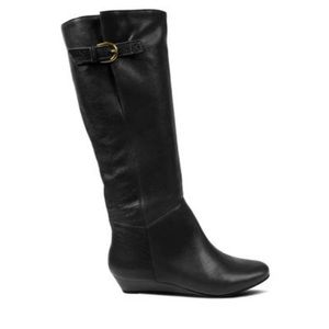 Steve Madden Intyce Black Leather boots
